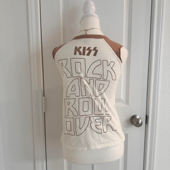 KISS Graphic Tank Women’s Size XXS Rock & Roll - Picture 2 of 4